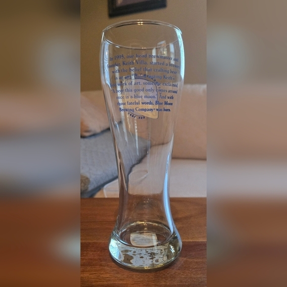 NWT | Blue Moon | 20 Years Anniversary Brewing Company Pint Beer Glass Souvenir - Picture 4 of 12